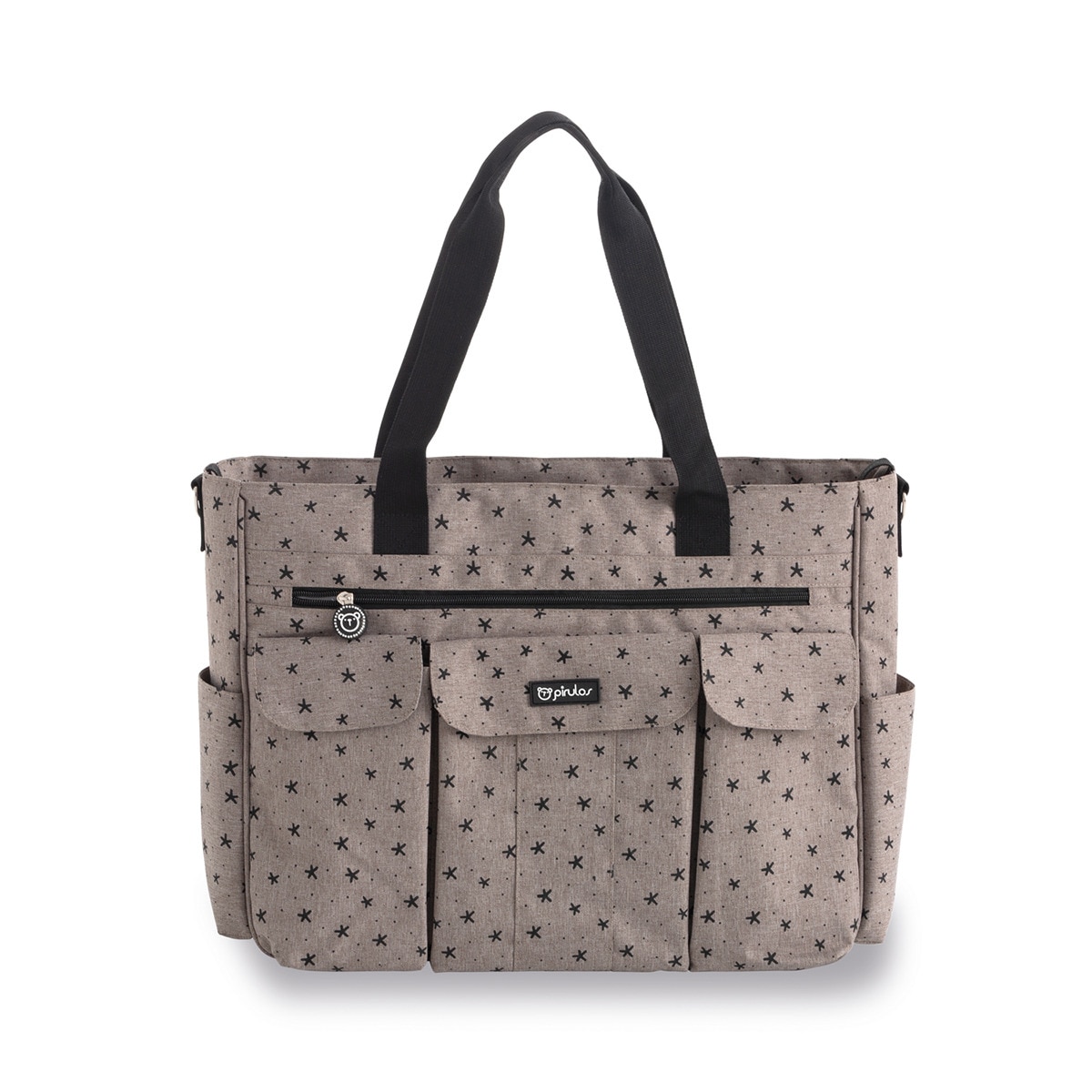 Bolso gemelar microf. camb. complementos stars 100% microfibra Marrón-1