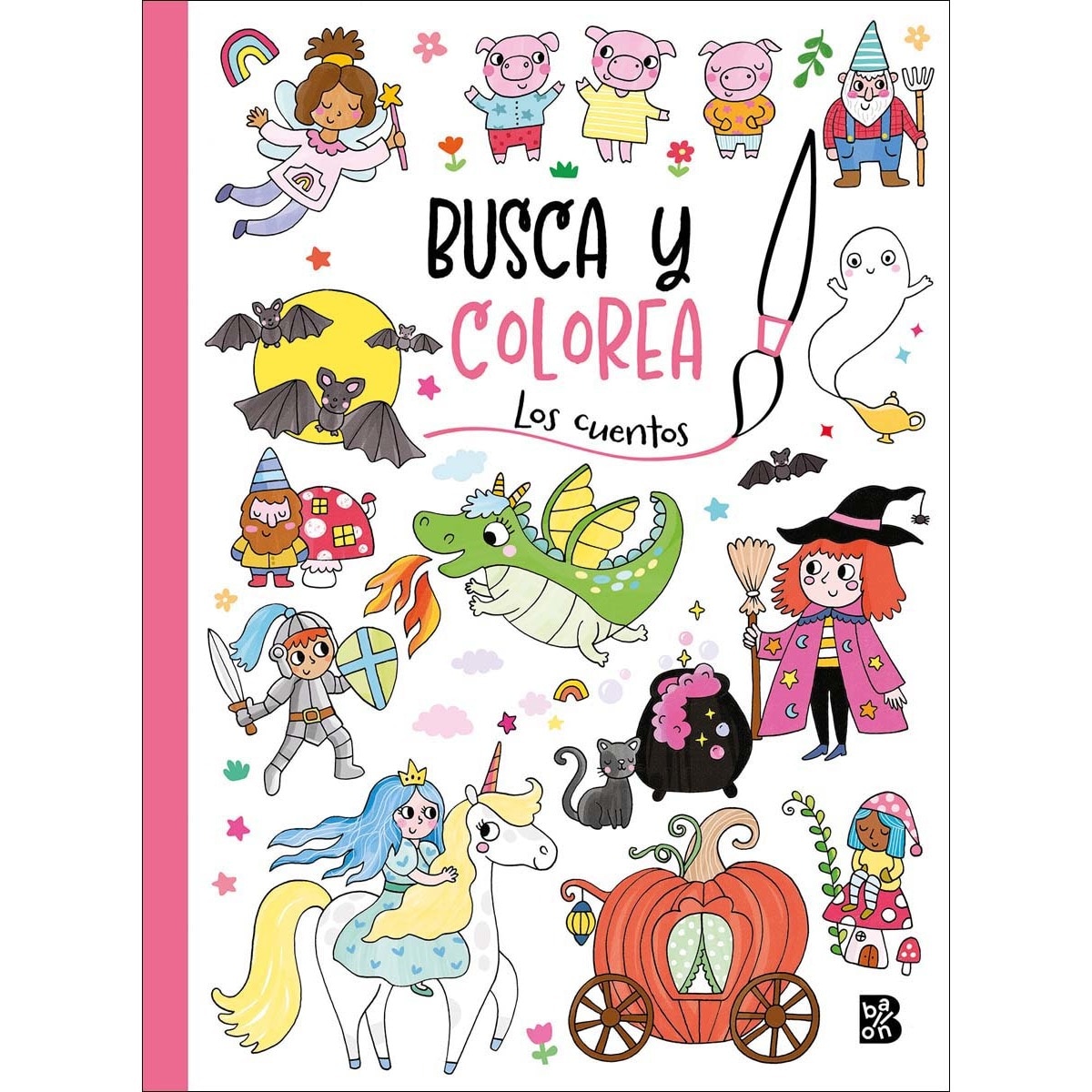 BUSCA Y COLOREA - LOS CUENTOS (Capa mole) 1