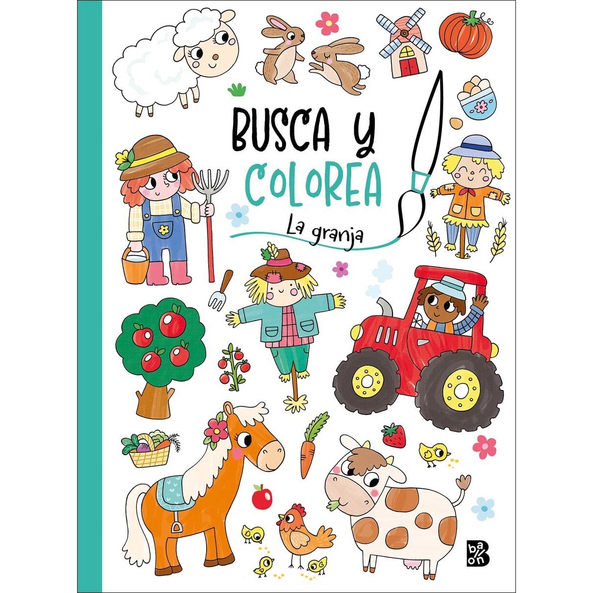 BUSCA Y COLOREA - LA GRANJA (Capa mole) 1