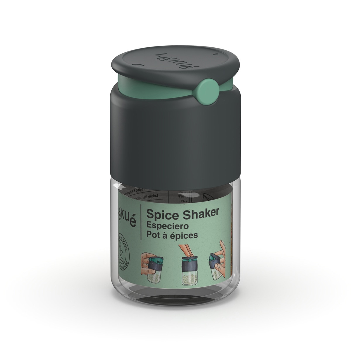 Recipiente de Especiarias Verde-3