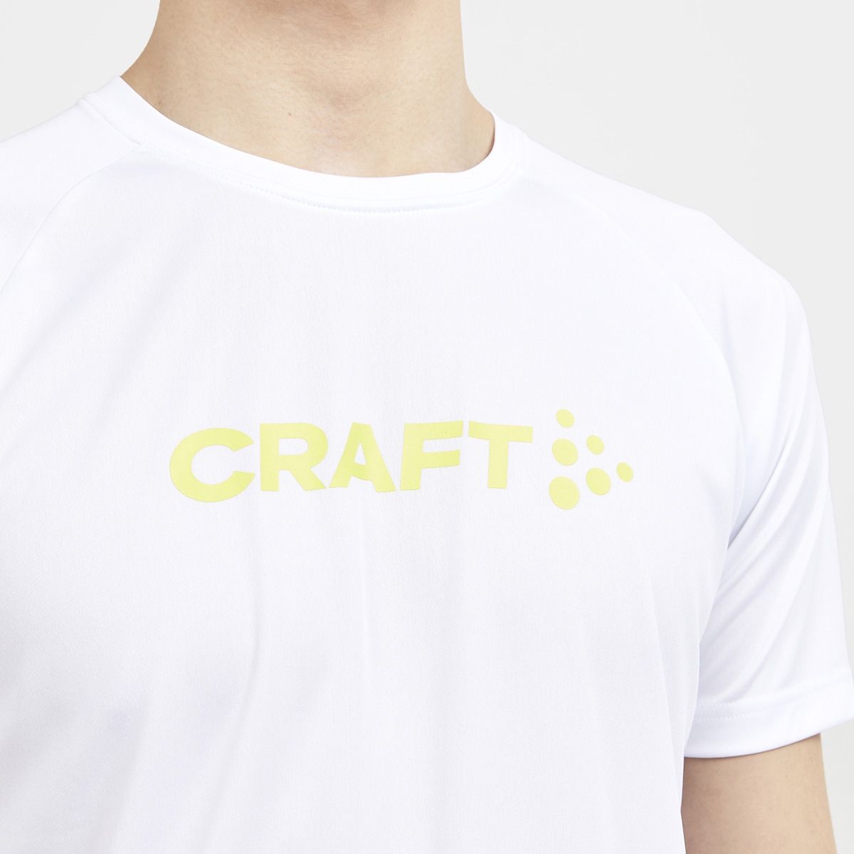 Camiseta de hombre Core Essence Logo Craft Blanco-3