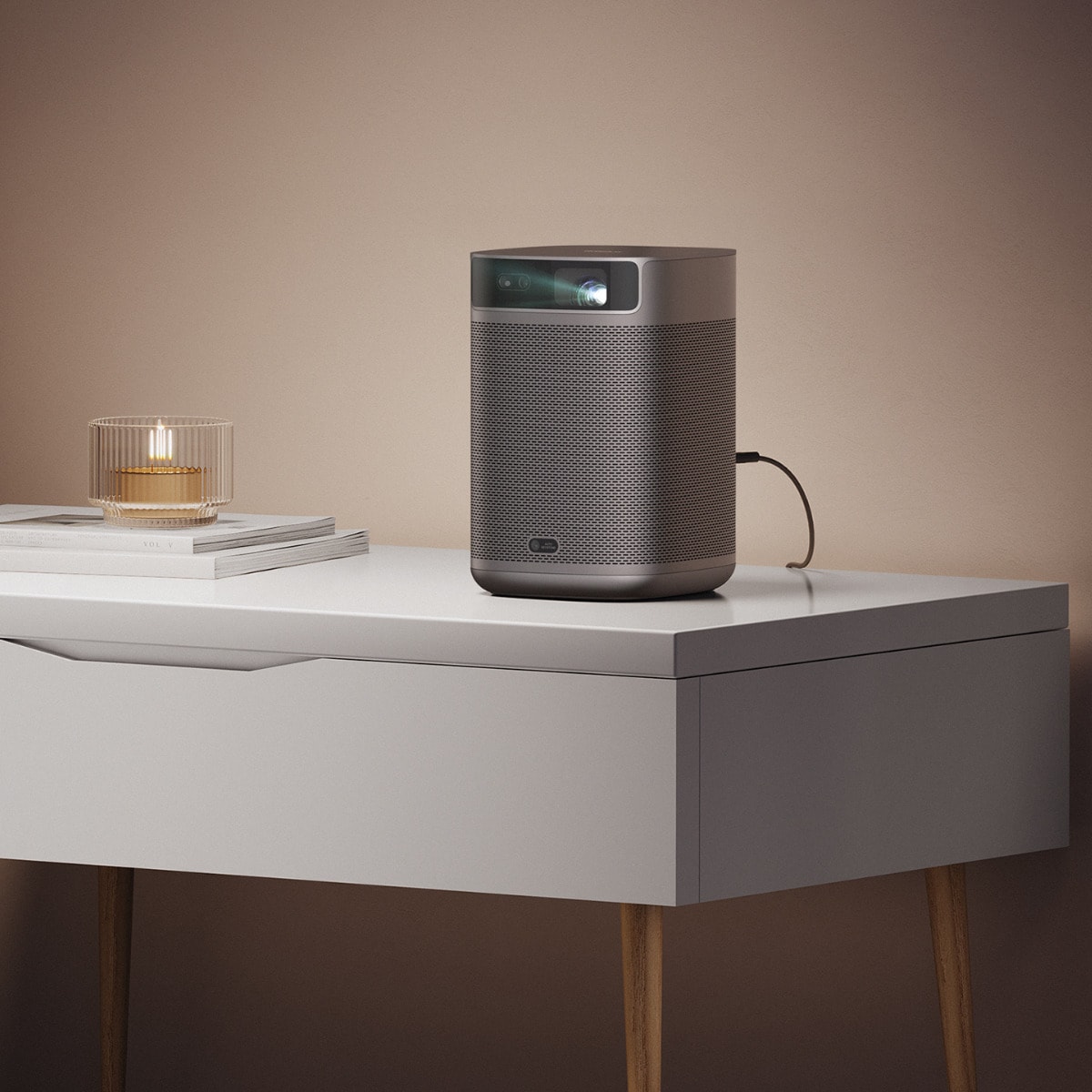 Proyector inteligente XGIMI Mogo 2 Pro, Full HD, Android TV Gris-12