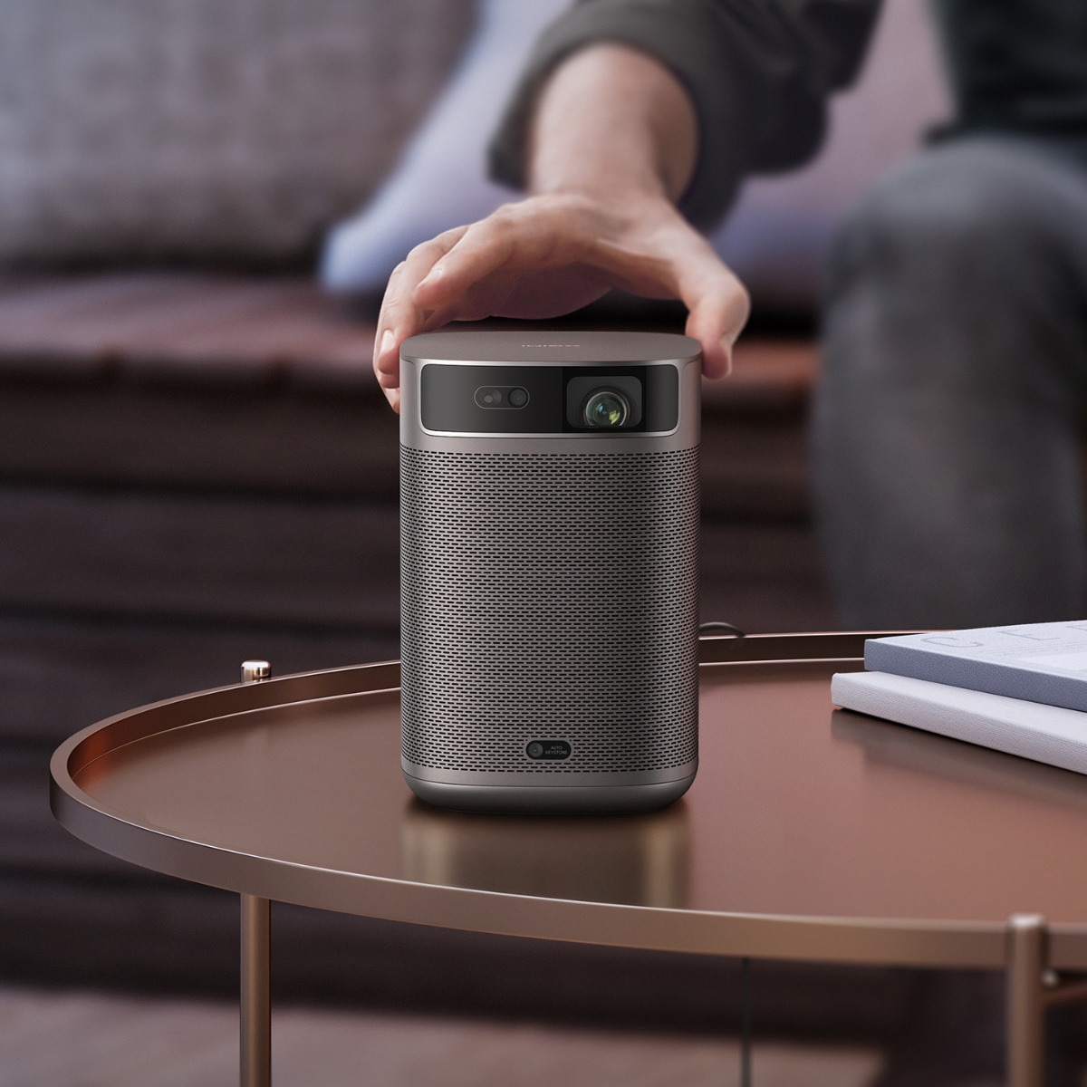 Proyector inteligente XGIMI Mogo 2 Pro, Full HD, Android TV Gris-7