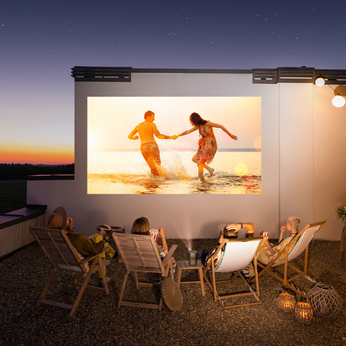 Proyector inteligente XGIMI Mogo 2 Pro, Full HD, Android TV Gris-8