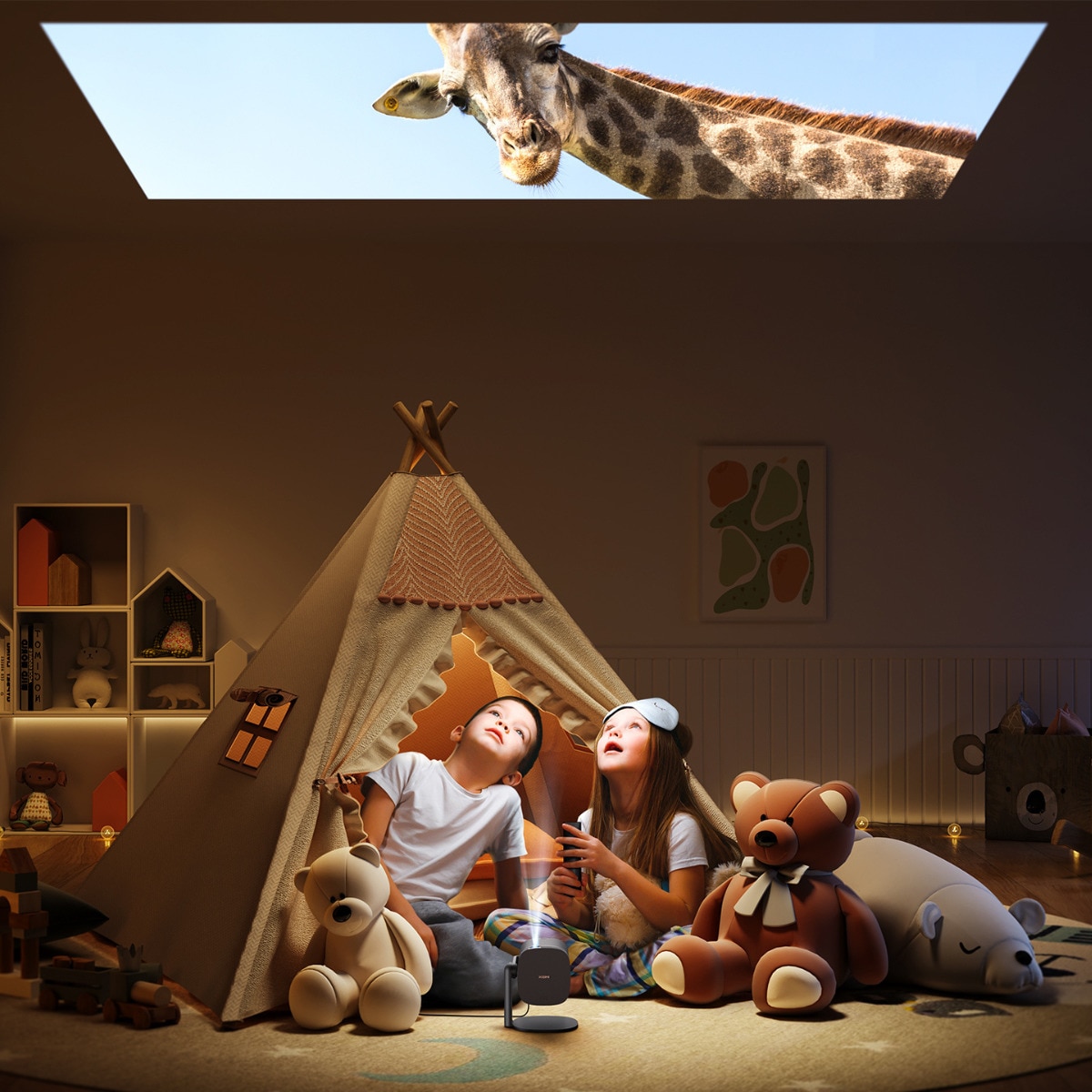 Proyector inteligente XGIMI Mogo 2 Pro, Full HD, Android TV Gris-9