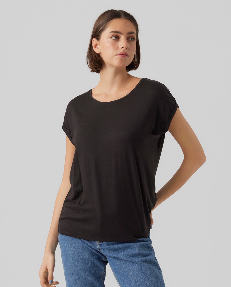 Tshirt à col rond et manches courtes