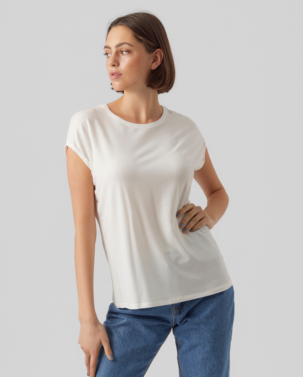 Tshirt à col rond et manches courtes