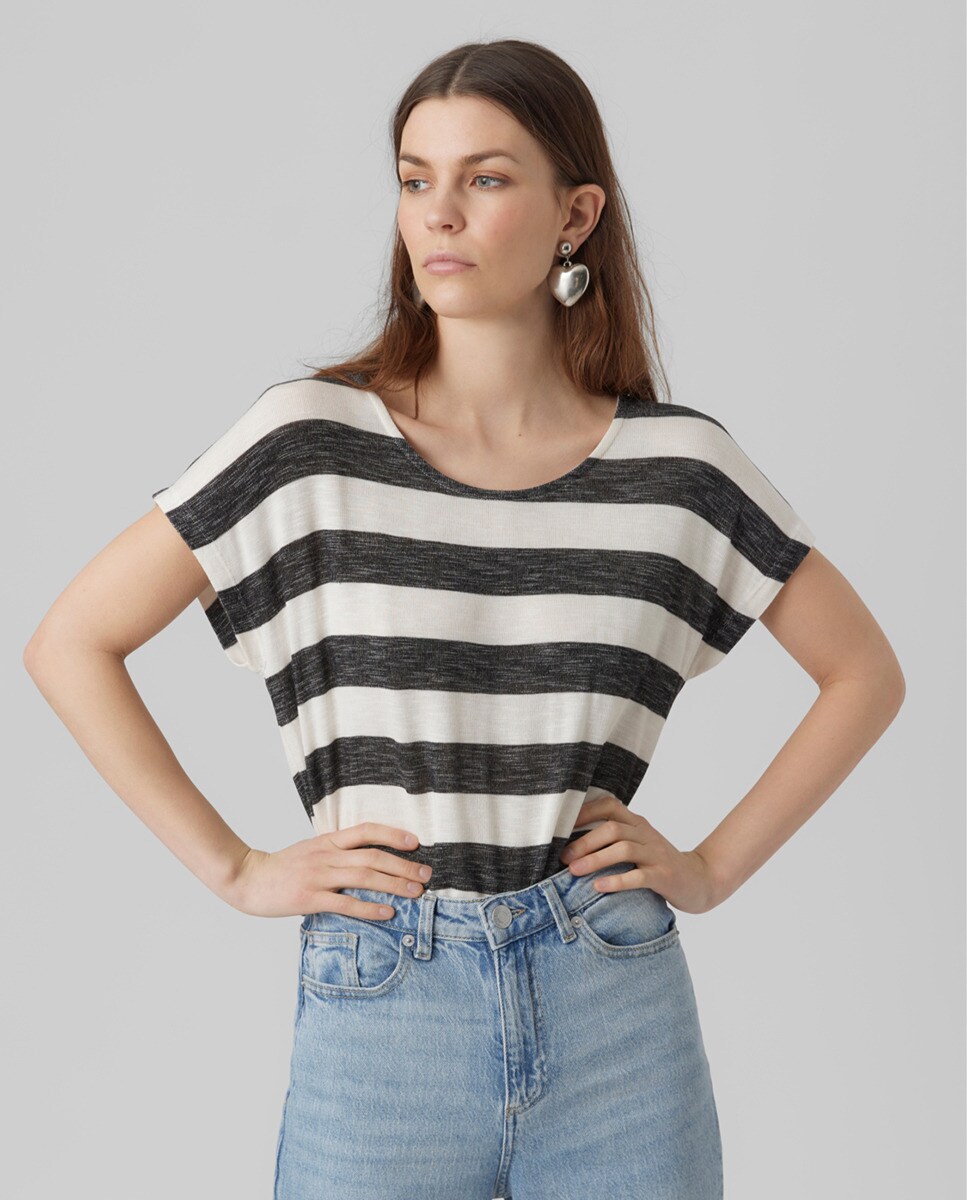 Tshirt basic à manches courtes