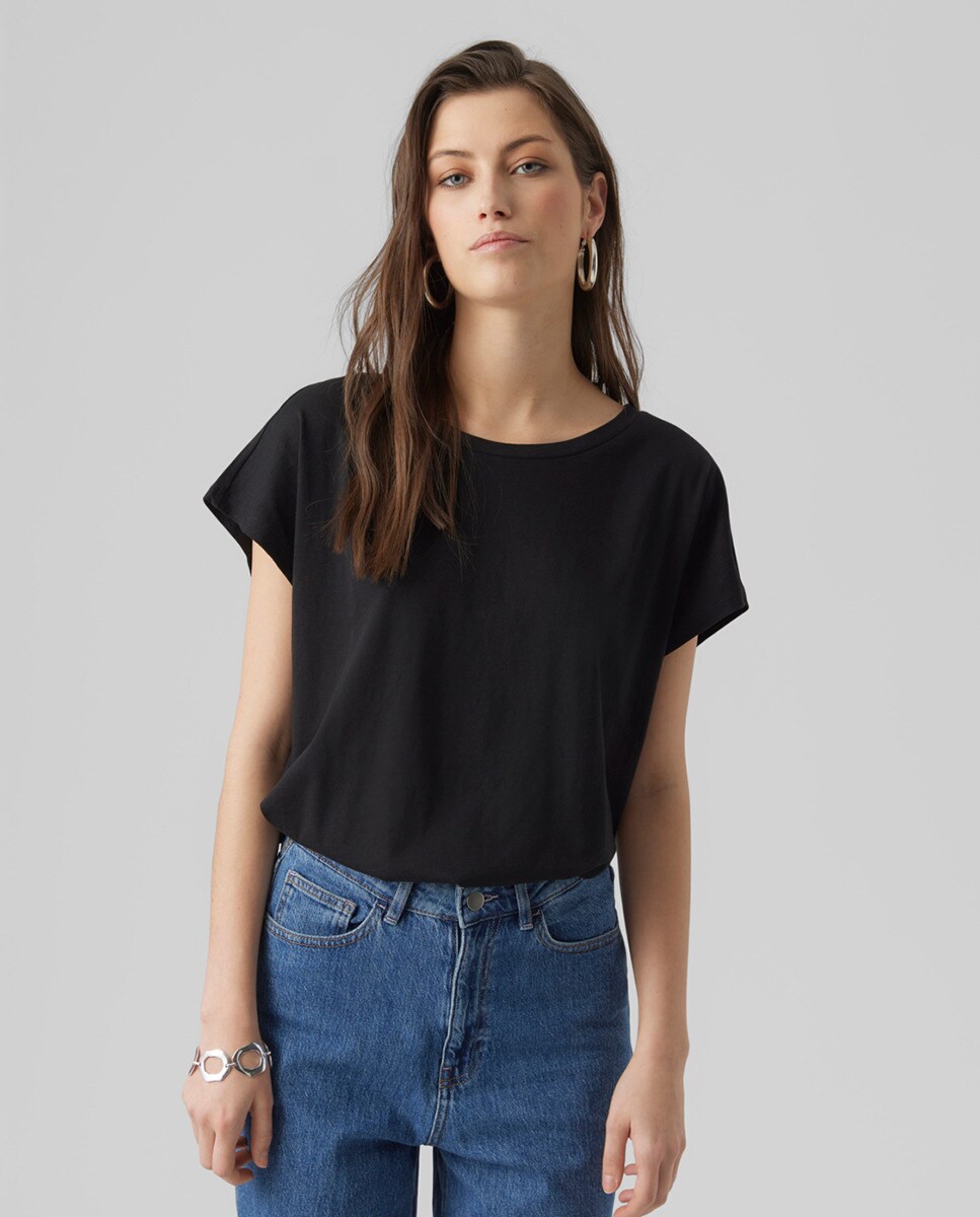 Tshirt basic à manches courtes