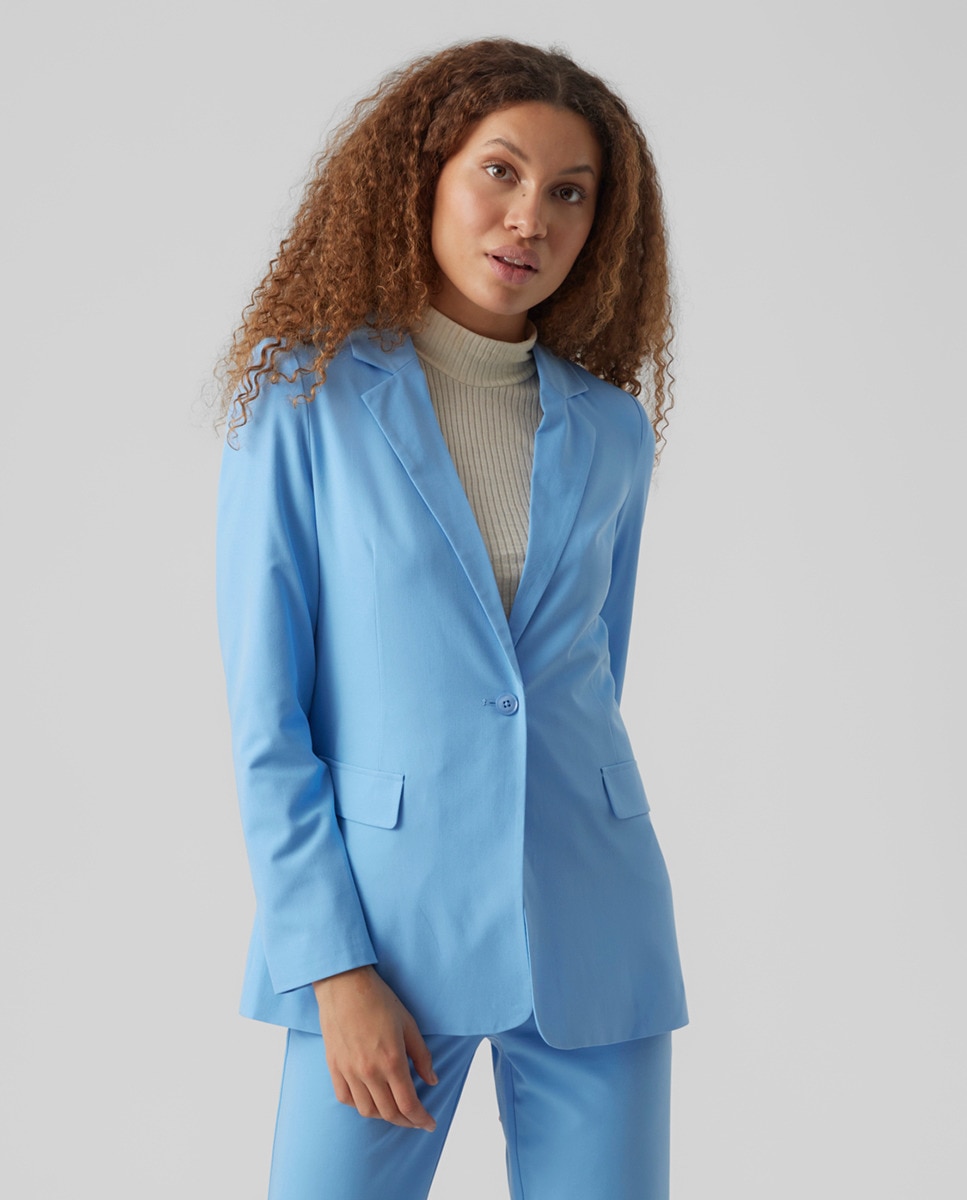 Blazer classique coupe droite