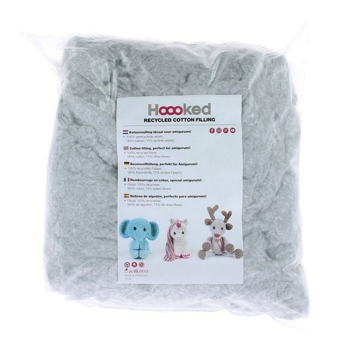 Enchimento de Algodão Suave 100% Reciclado - 250 gr. 1