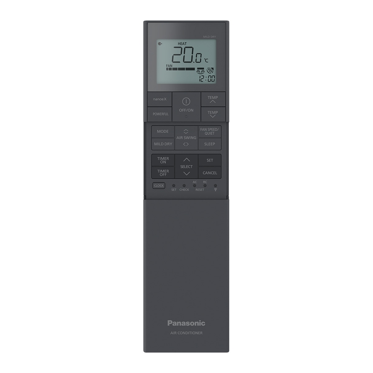 Aire acondicionado Split 1x1 Panasonic Inverter con 2.150 frig/h y  2.236 kcal/h - KIT-XZ20-ZKE-H Gris-4