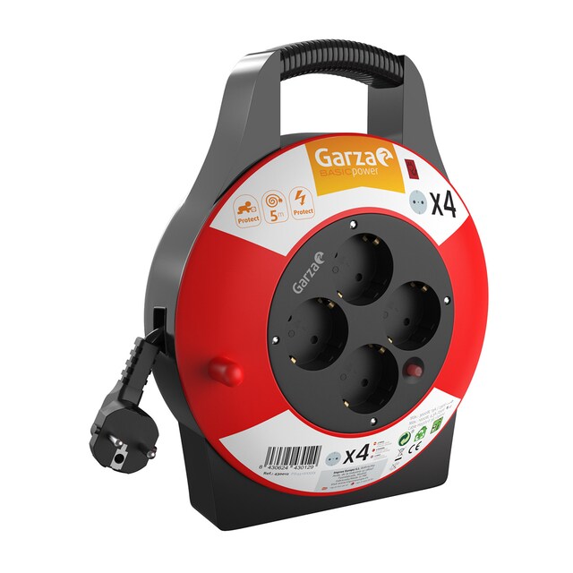 Imagen 0 de Prolongador Eléctrico Doméstico con Cable Auto Enrollable 5 m