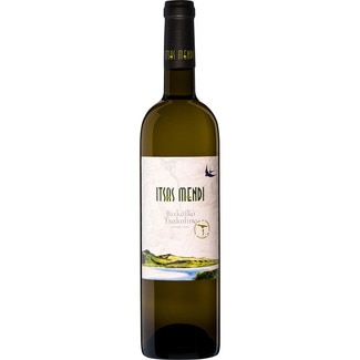 vino blanco txakoli DO Bizkaiko Txacolina botella 75 cl - Itsas Mendi