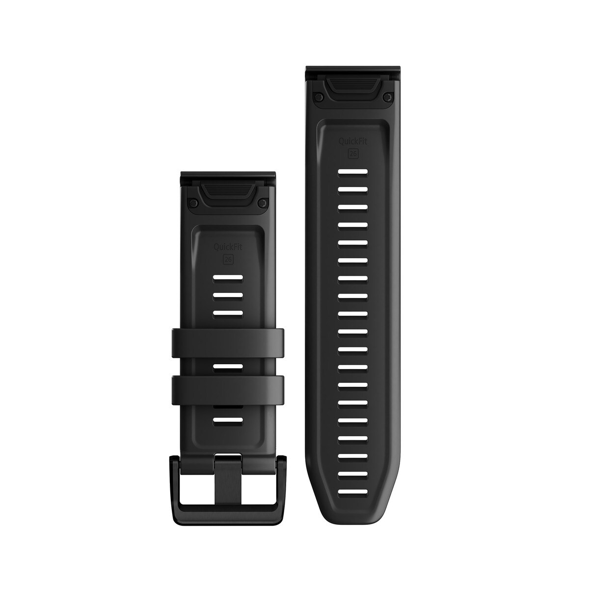 Correia de Relógio QuickFit Silicone - 26mm Preto-1
