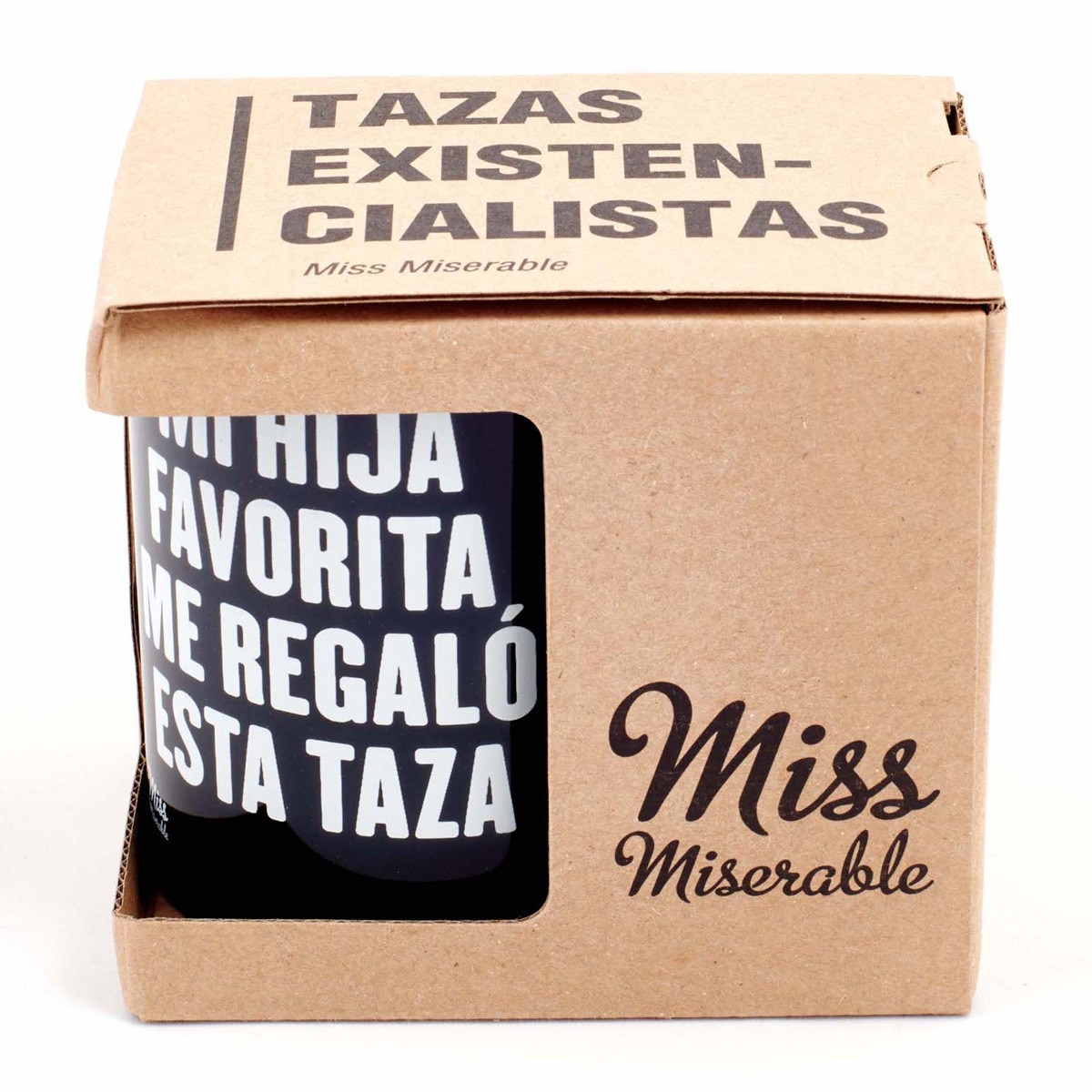 Miss Miserable Tazza con messaggio per i genitori Sei molto