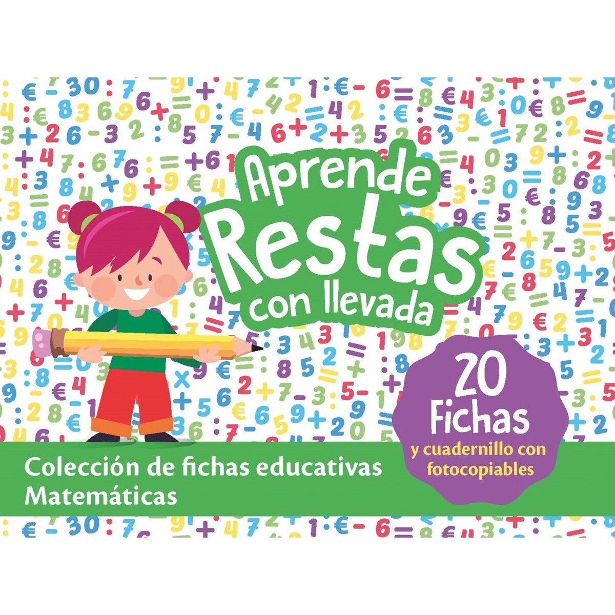 Imagem 0 de Cajas Educativas. Matemáticas: Aprende restas con llevada. (Capa mole)