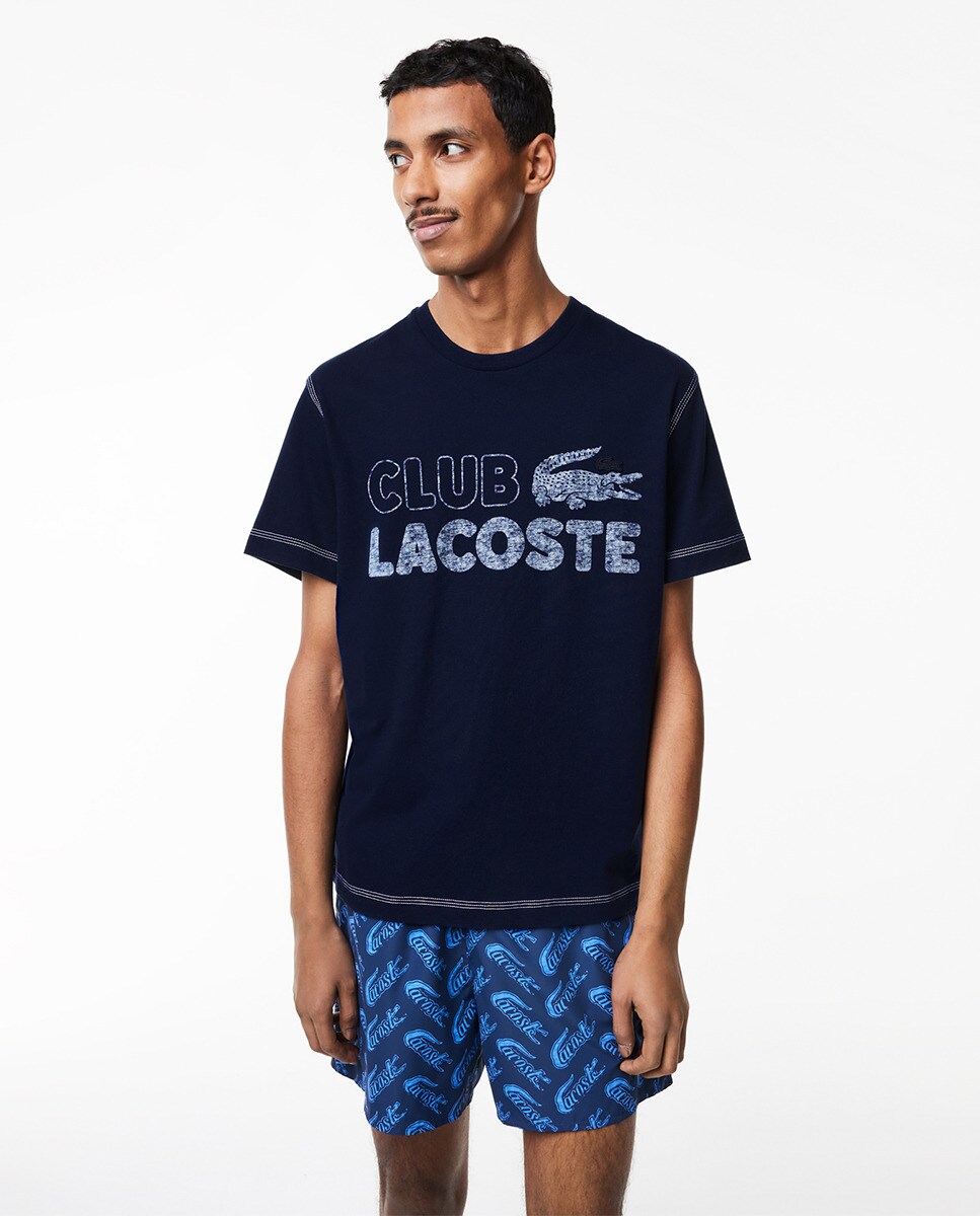 Tshirt biologique à imprimé vintage pour