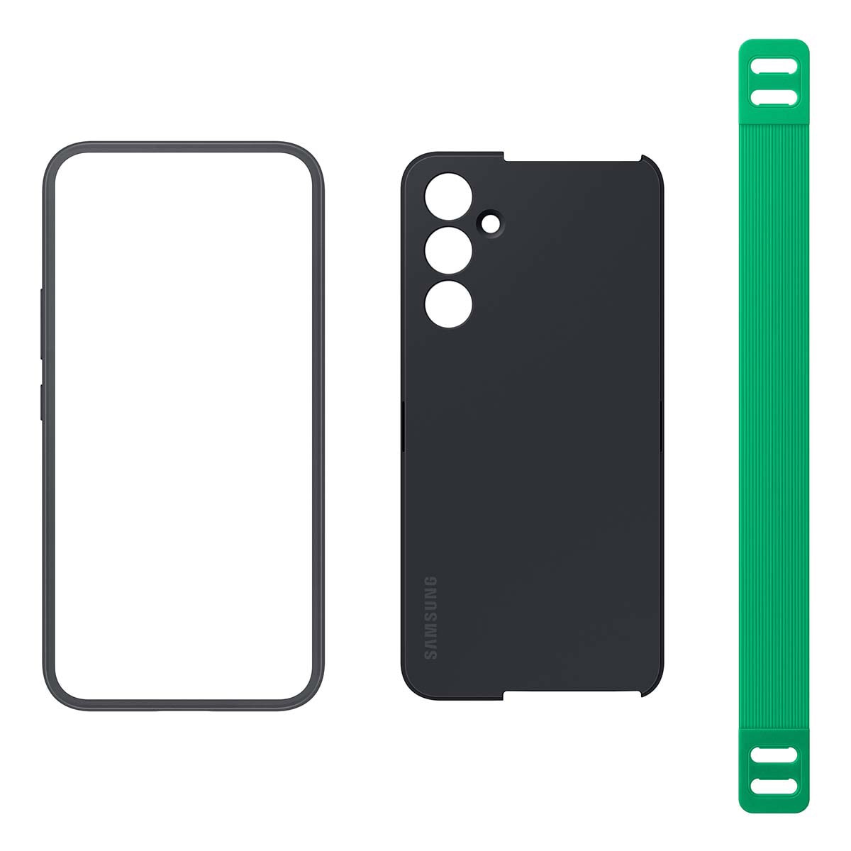Carcasa con agarre negro para Samsung Galaxy A54 Negro-3