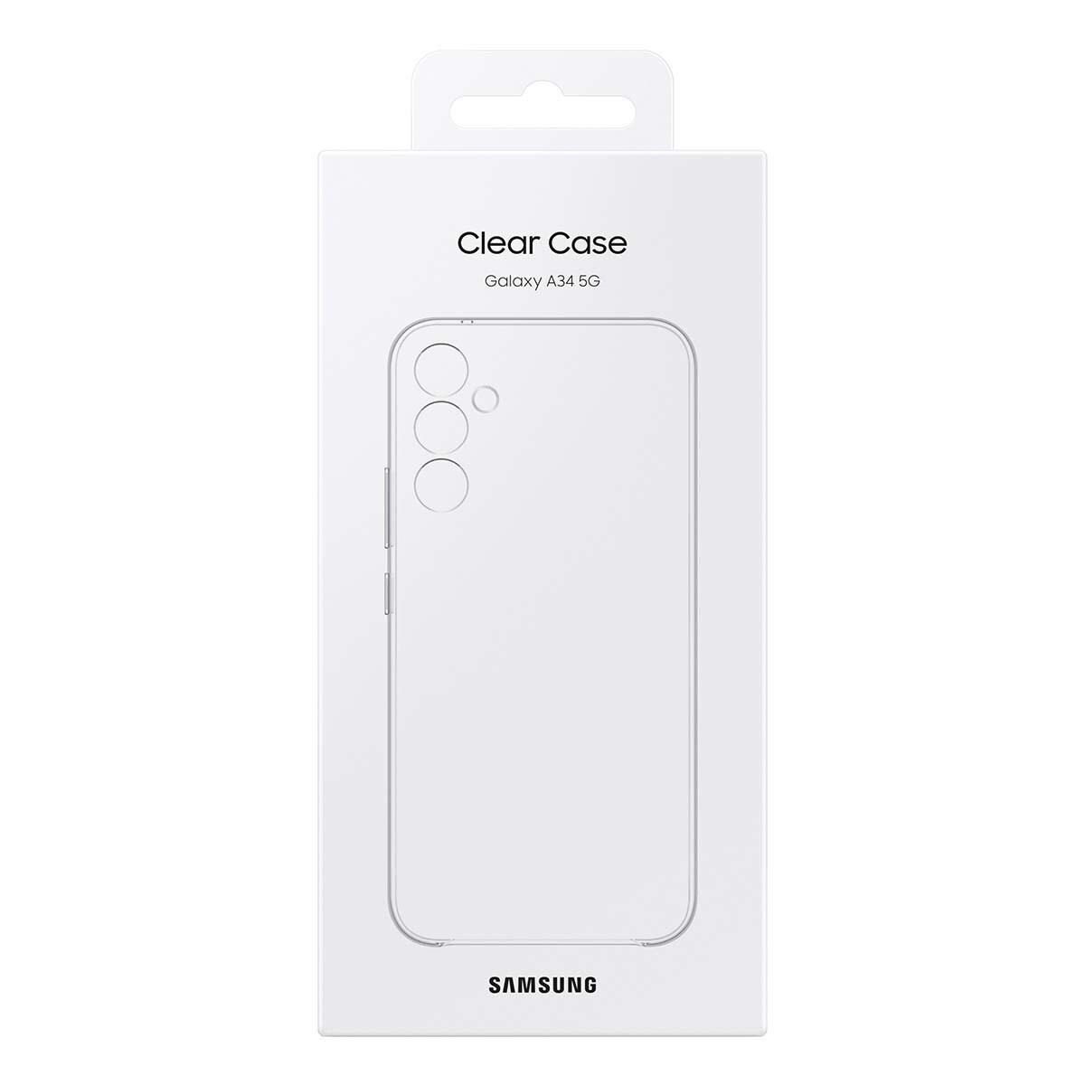 Carcasa transparente para Samsung Galaxy A34 Transparente-5