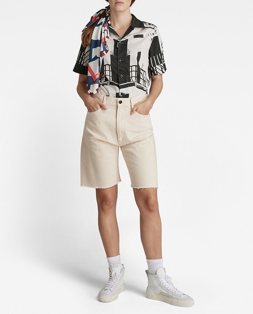 Imagen 0 de Pantalones Bermuda Type 89 de mujer, de corte boyfriend relajado