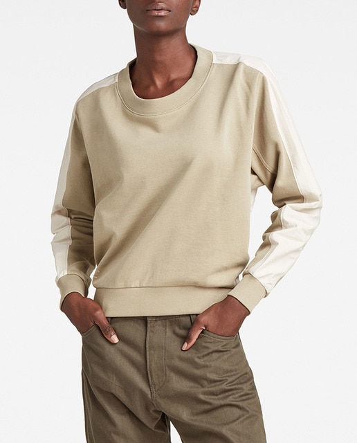 Imagen 0 de Sudadera Batwing de mujer Mix con corte holagado y un largo acortado