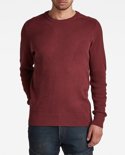 Imagen 0 de Jersey Logo Structure de hombre con corte recto y cuello redondo