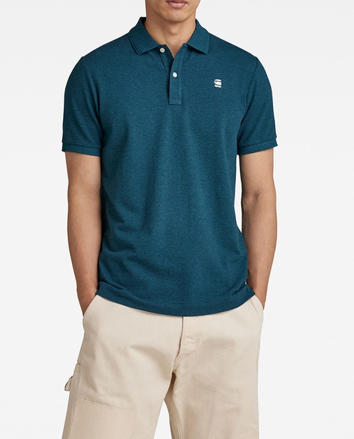 Imagen 0 de Polo de hombre Dunda Slim con diseño acanalado en cuello y puños