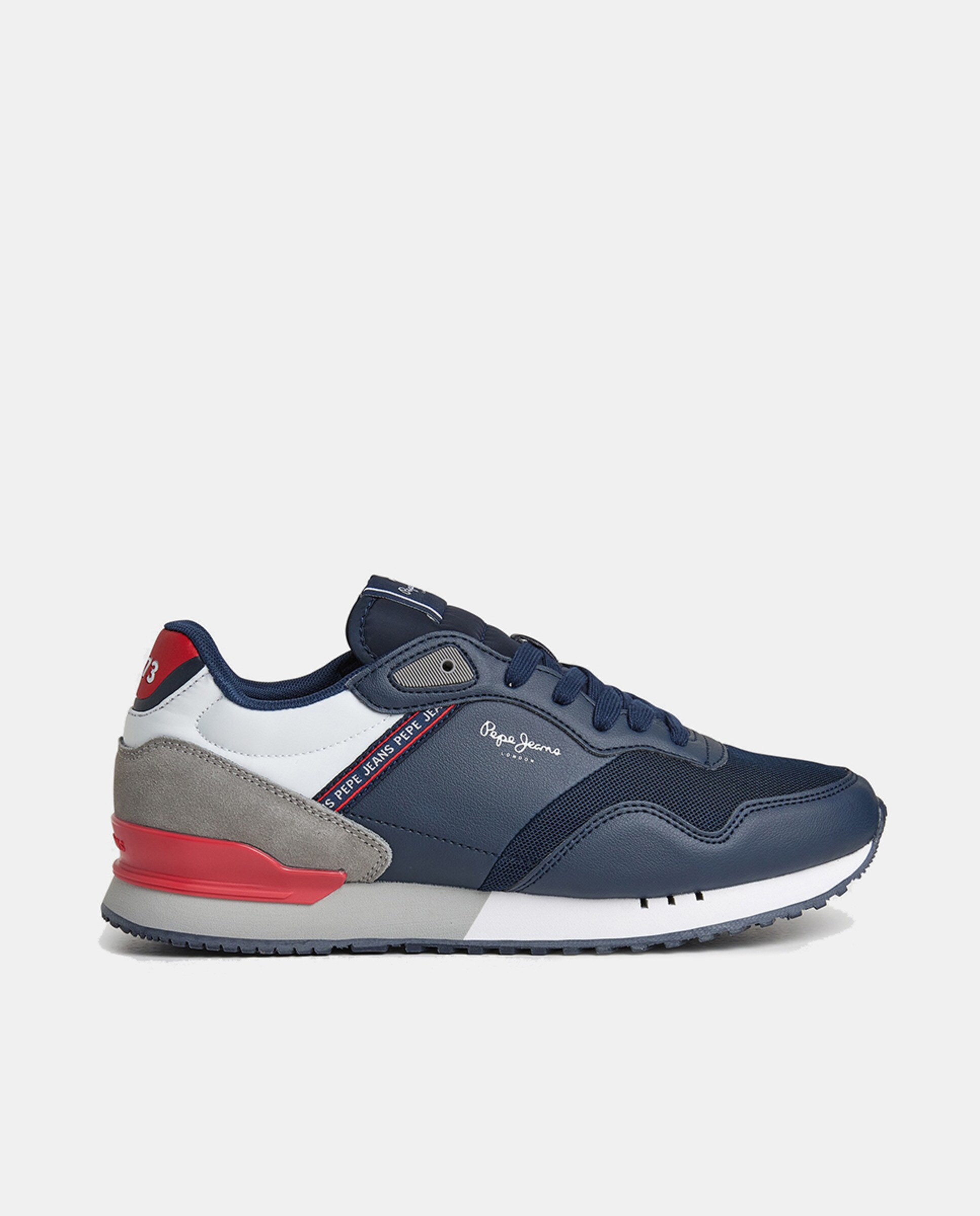 Chaussures London basses style running avec logo et détails contrastants