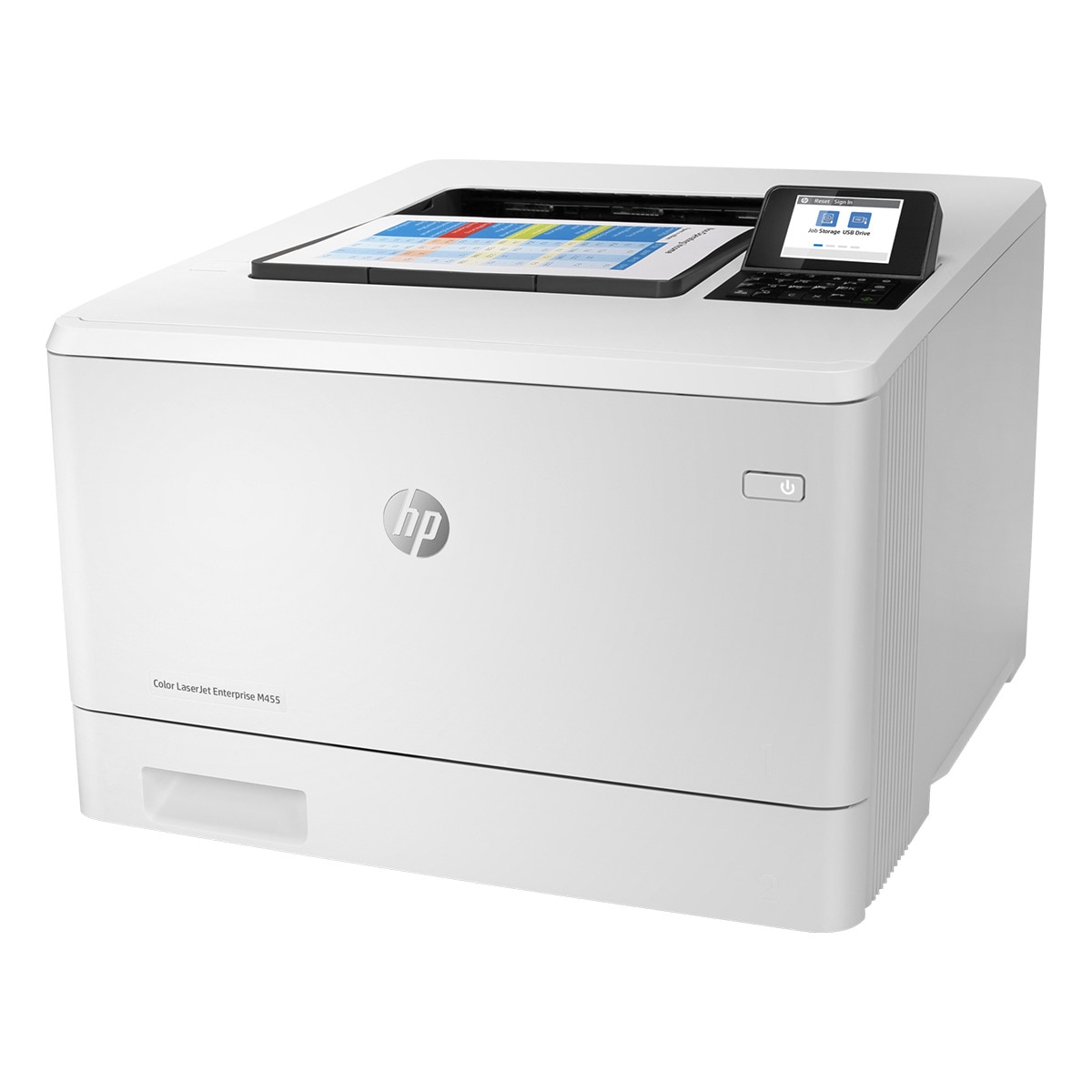 Impresora HP Color LaserJet Enterprise M455dn Blanco-2
