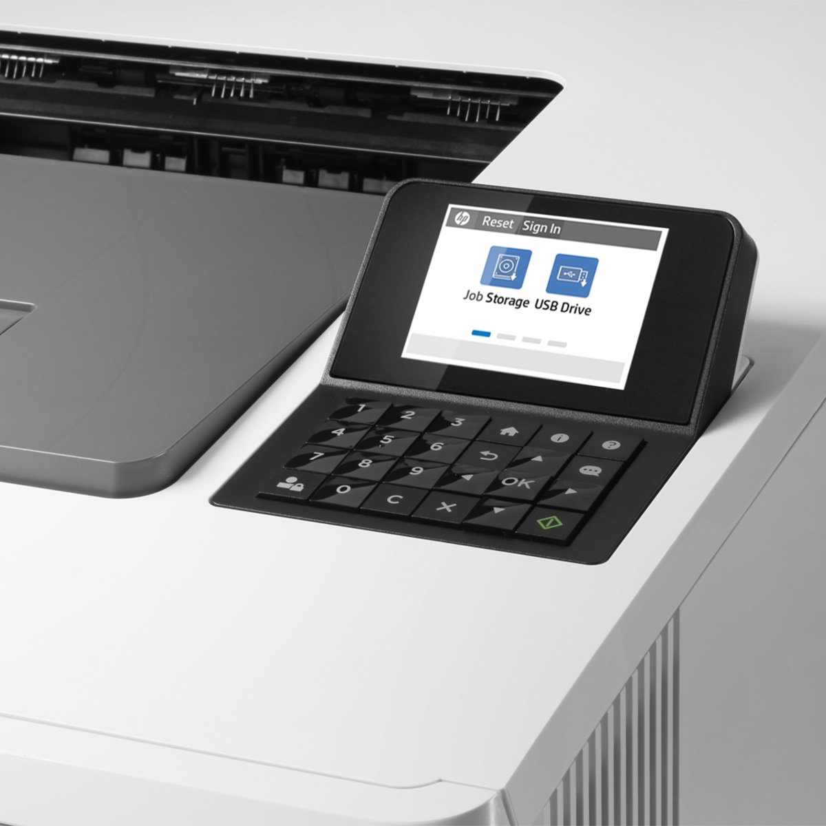 Impresora HP Color LaserJet Enterprise M455dn Blanco-3