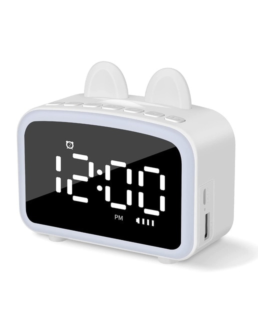 Imagen 0 de Reloj despertador lcd con luz nocturna