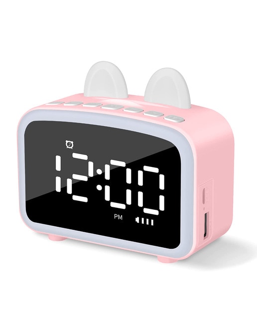 Imagen 0 de Reloj despertador lcd con luz nocturna