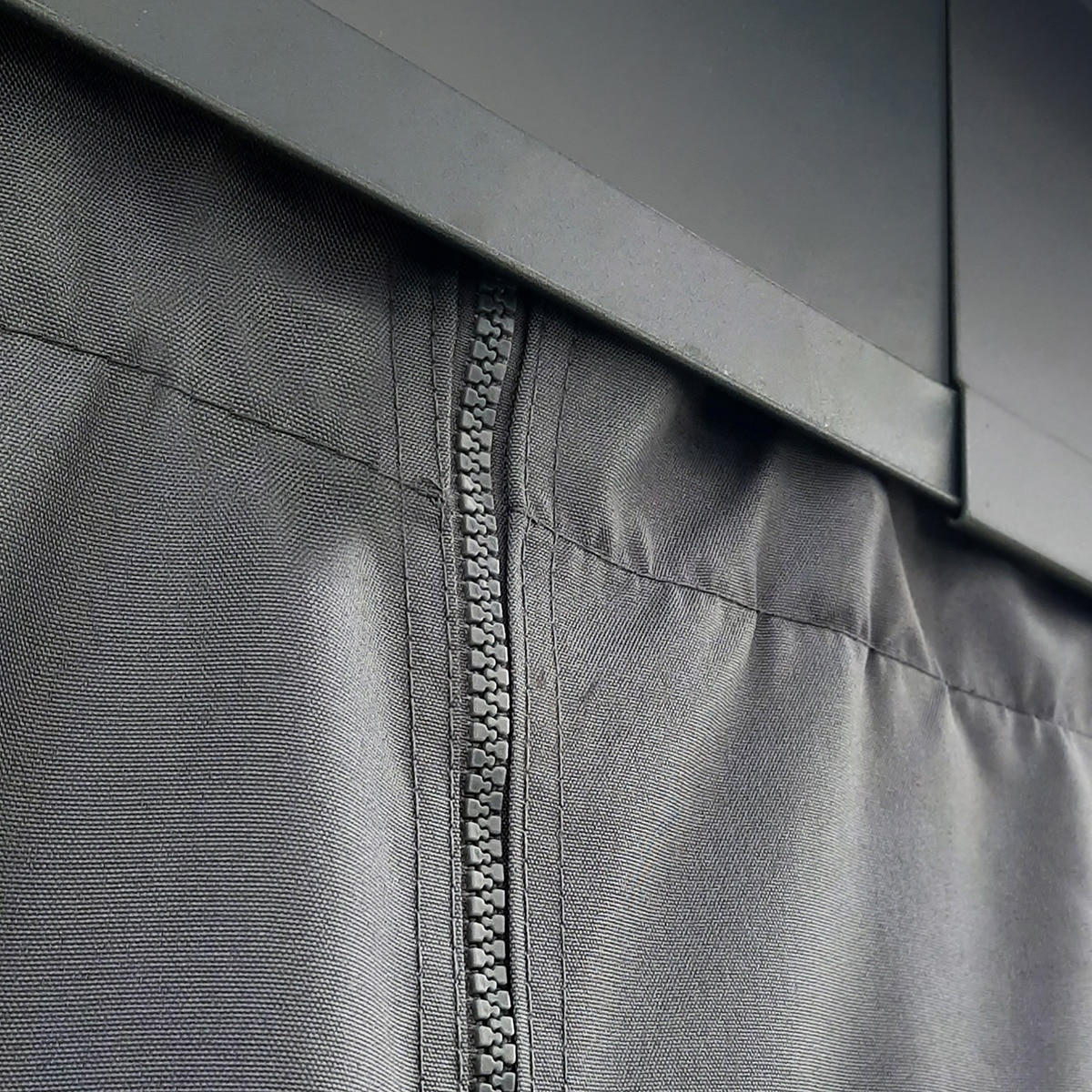 Cortinas para Cenador Dallas 425 x 363 - 4 piezas Gris oscuro-6