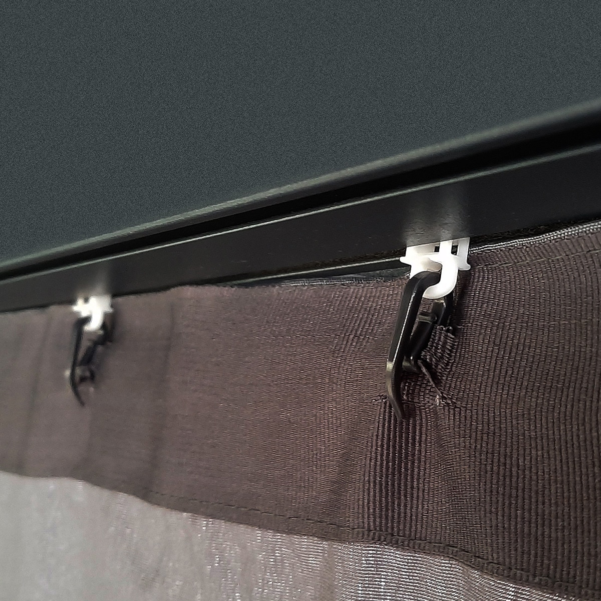 Cortinas para Cenador Dallas 611 x 363 - 4 piezas Gris oscuro-6