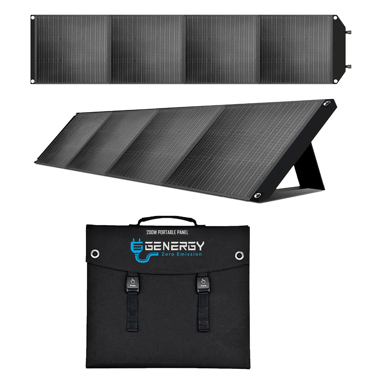 Placa Solar Fotovoltaica Portátil 200 W 1
