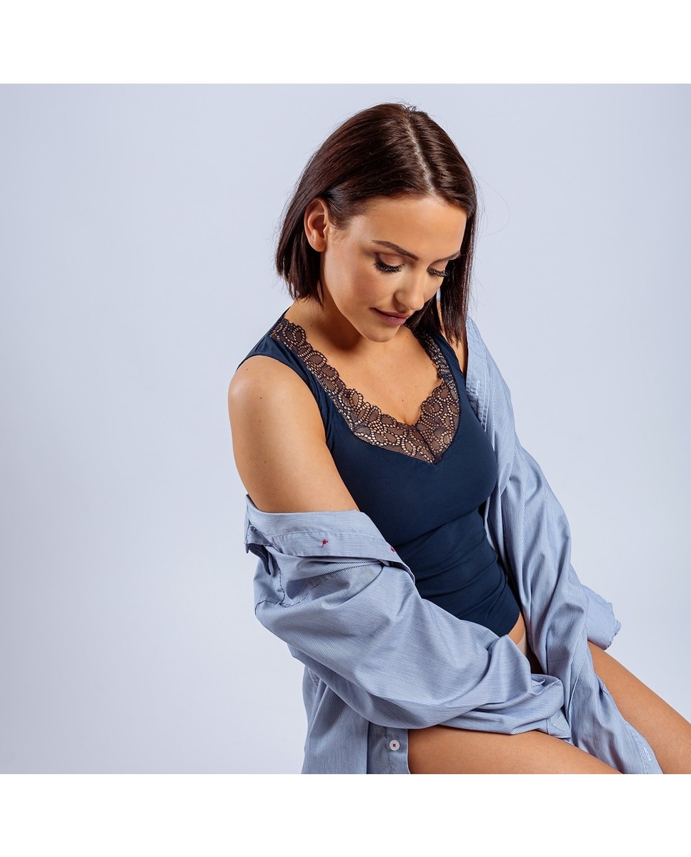 Camisola Mimosa Azul-marinho-2