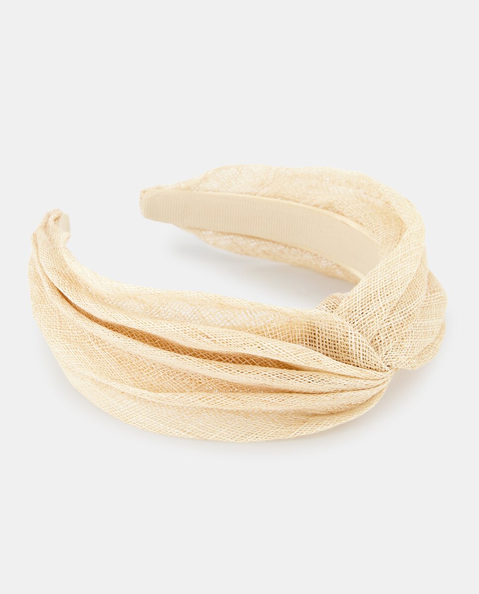 Serretête large en fibres les