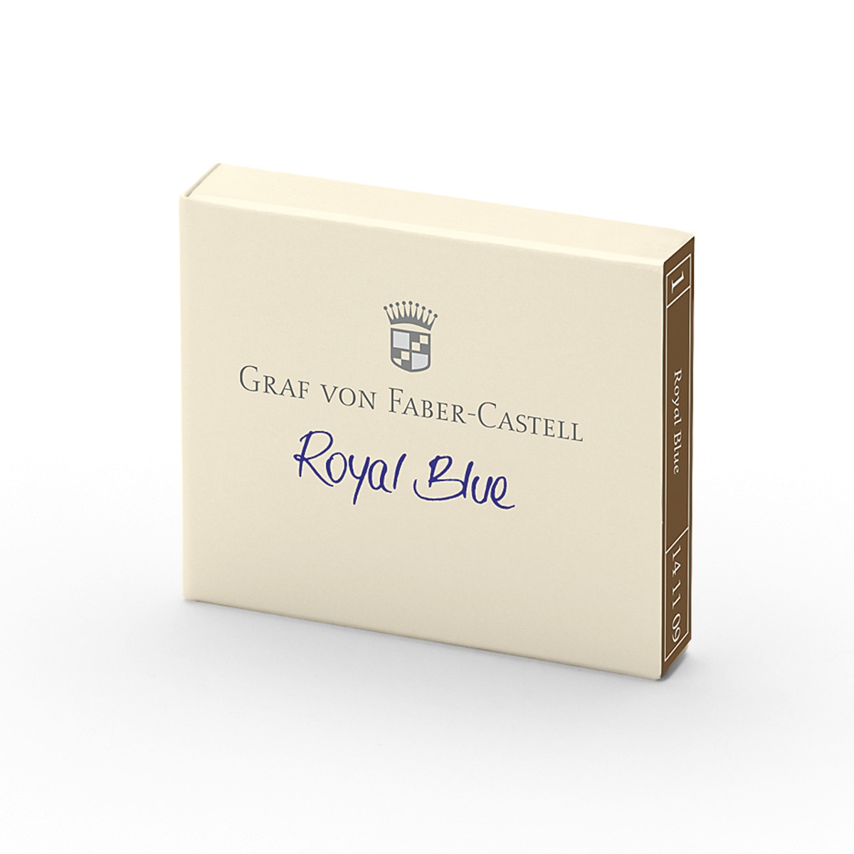 Imagem 0 de Estojo com 6 cartuchos Graf von Faber-Castell azul meia-noite