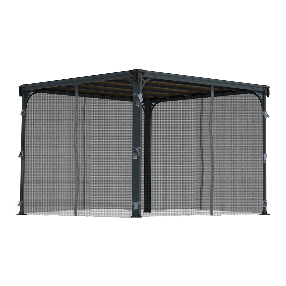 Imagen 0 de Mosquitera para Cenadores Palermo 295 x 295 y 360 x 360, Martinique 360 x 296 y Milano 309 x 309 - 4 piezas