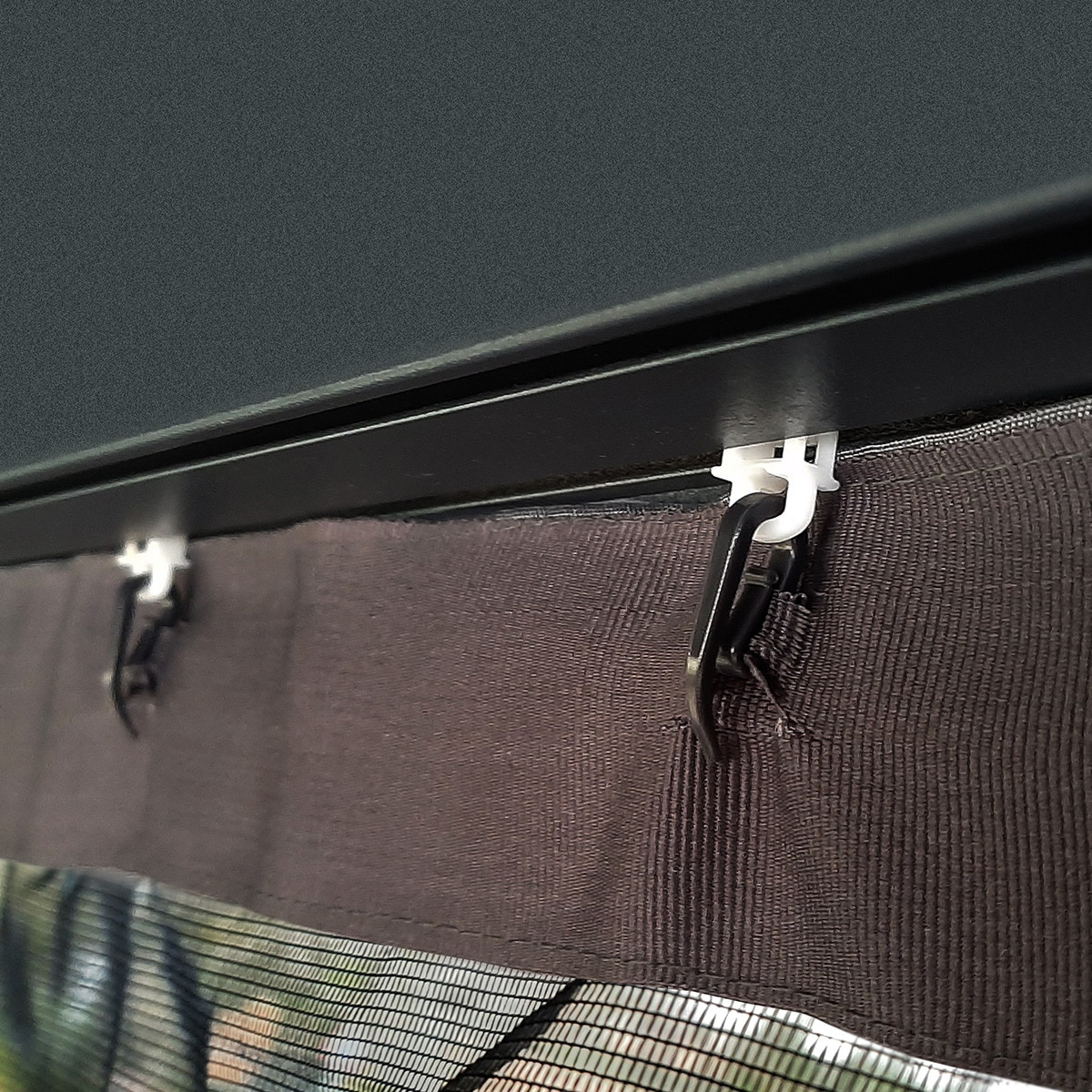 Mosquitera para Cenador Dallas 487 x 363 - 4 piezas Gris oscuro-5
