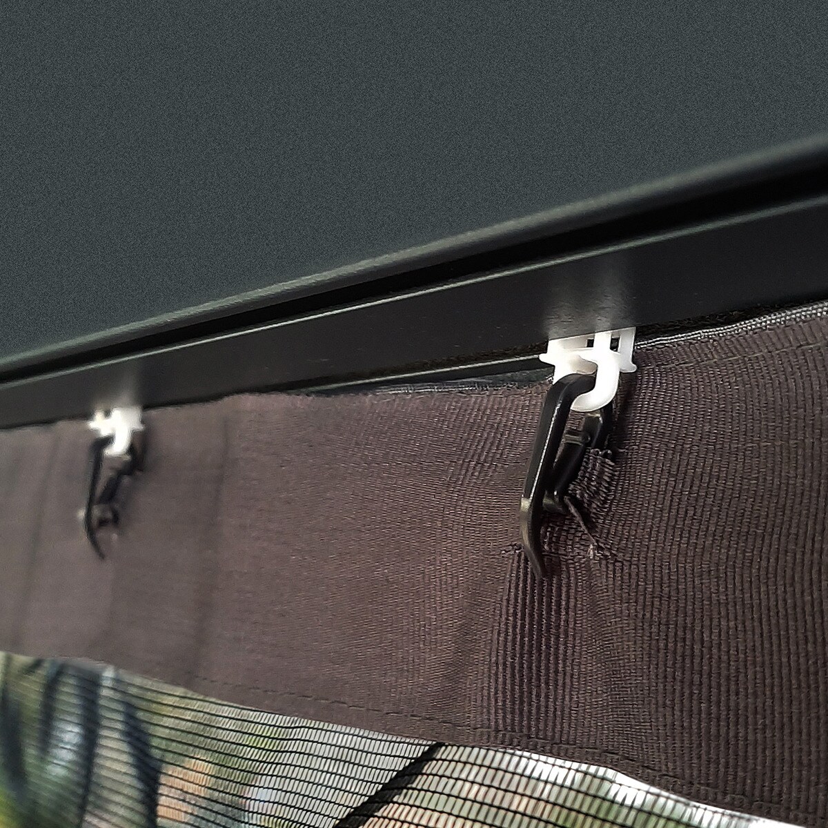 Mosquitera para Cenador Dallas 487 x 363 - 4 piezas Gris oscuro-5