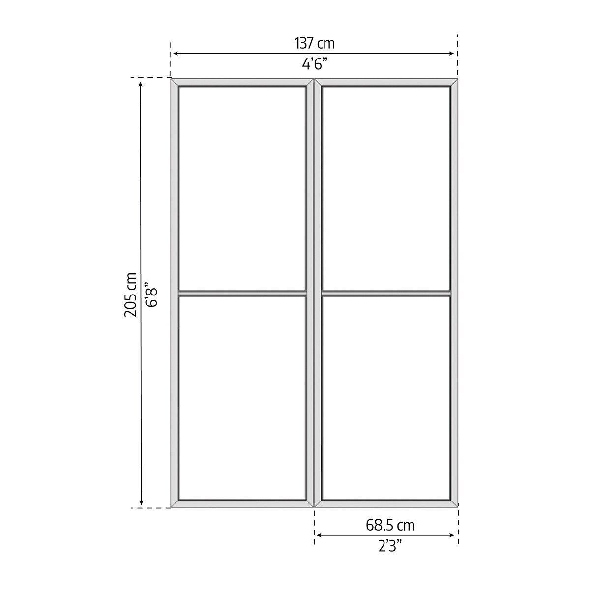 Kit Mosquitera para Cenadores Garda y Ledro Gris oscuro-6