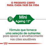 Ração para Cão Mini Ageing + 12 Anos com Mais de 10 kg embalagem 3,5 kg