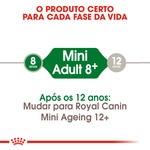 Ração para Cão Mini Adulto + 8 Anos embalagem 2 kg