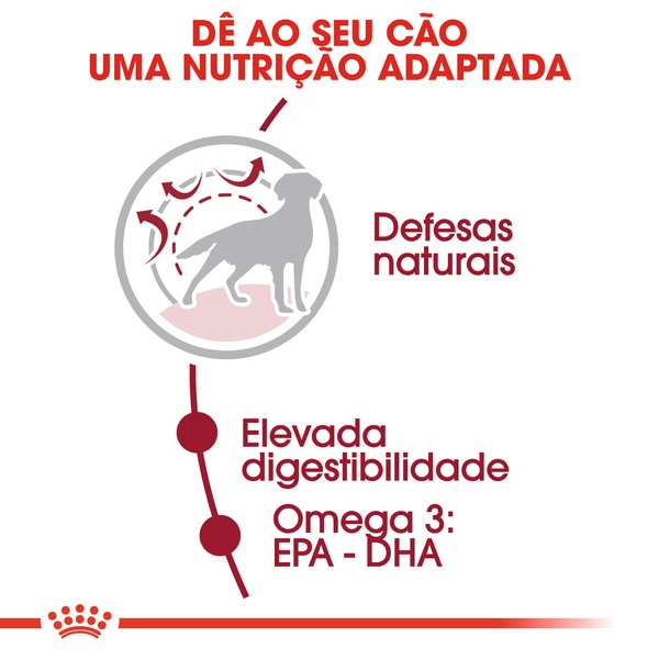 Ração para Cão Médio Adulto a Partir dos 12 Meses embalagem 15 kg