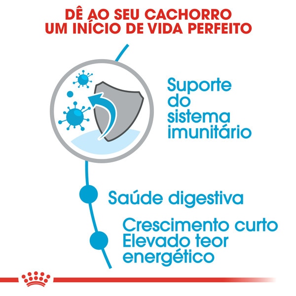 Ração para Cão Médio Junior a Partir dos 12 Meses dos 11 aos 25 kg embalagem 4 kg