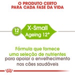 Ração para Cão X-Small Ageing + 12 Anos com Mais de 4 kg embalagem 1,5 kg