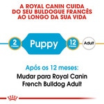 Ração para Cão Bulldog Francês Junior até aos 12 Meses embalagem 3 kg