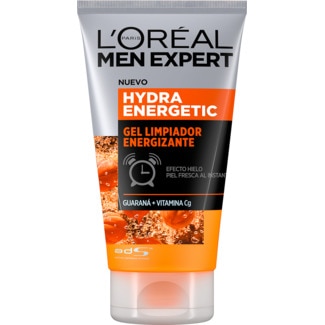 Men Expert Gel Limpeza Facial Hydra Energetic embalagem 100 ml - L´oréal